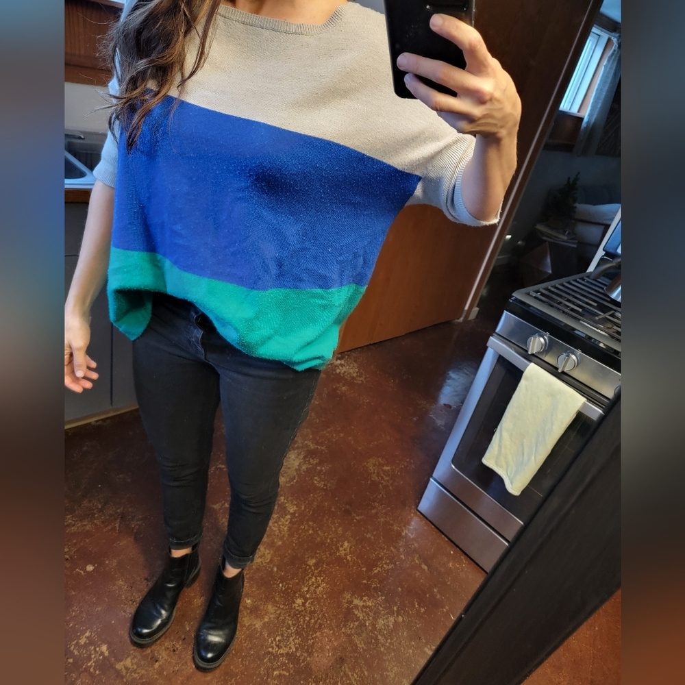 Colorblock sweater